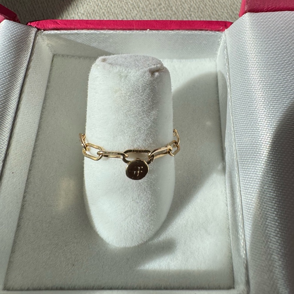 Helen Ficalora Gold Chain Link Ring